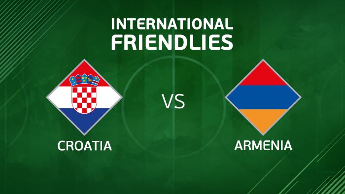 อาร์เมเนีย vs โครเอเชีย - การต่อสู้หัวต่อหัวใน Friends 2021